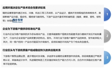 精密金屬零部件：技術特性、下游需求與行業(yè)演進趨勢